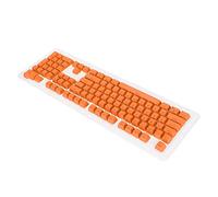 BONKZEBU Juego de Teclas de Moldeo por Inyección de Dos Colores de OEM para Teclado Mecánico 106 Teclas para Entusiastas de los Juegos (Naranja)