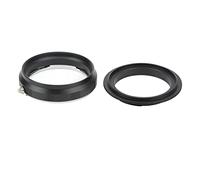 BONKZEBU Kit de Anillo Adaptador Inverso Macro con Protección de Lente, Montura Trasera de Rosca de 58 Mm para Cámaras con Montura EF, Material de Aleación de Aluminio de Primera Calidad