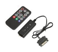 BONKZEBU Kit de Controlador ARGB de Fuente de Alimentación de 3 Pines, Efectos de Luz Autoajustables para Construcciones de PC de Bricolaje, Ventiladores RGB con Control Remoto, 1 Receptor + 1