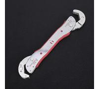 BONKZEBU Llave Multifunción Universal Diseño Ergonómico Apriete los Tornillos para Reparación de Máquinas Industriales 9-45 para Espacios Estrechos 11,4 Pulgadas Cromo 1 Pieza