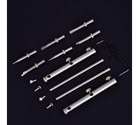 BONKZEBU Llave para Lentes Herramienta Duradera de Acero Inoxidable para Mantenimiento de Lentes de Cámaras DSLR, Diseño de Doble Cabezal, Adecuada para Calibre de de 10 a 100 Mm, Llave de