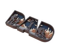 BONKZEBU Luz de Letrero con Letras de papá de Madera de Primera Calidad, Decoración de Letras Iluminadas de Mano de Obra Fina para Regalos de Familiares y Amigos (S)