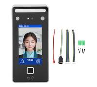 BONKZEBU Máquina de Asistencia con Reconocimiento Facial, Biométrico con Reconocimiento Facial Dinámico Visible y Control de Acceso con Tarjeta, para Office Factory Hotel School