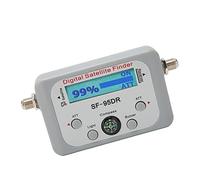 BONKZEBU Medidor de Función ATT del Zumbador del Buscador de Señal de Satélite Digital con Brújula para, Material ABS