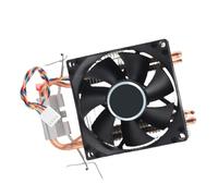 BONKZEBU Mini Enfriador de CPU Disipador de Calor Duradero de Alto Flujo de Aire para Arquitectura FM1/AM3+/AM3/AM2+/AM2, Ventilador Silencioso de 8cm para Estación de Trabajo