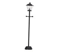 BONKZEBU Mini Farola LED para Casa de Muñecas, Bellamente Decorativa para Casa, Escala 1/12, Color Negro para Entusiastas de Las Casas de Muñecas