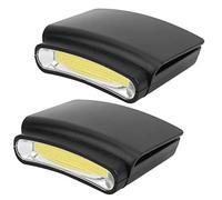 BONKZEBU Mini luz de ala de sombrero, fácil de operar, lámpara de ala de sombrero de amplio rango de iluminación, para camping, senderismo, vuelo nocturno y más actividades, 3 modos de conmutación