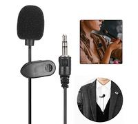 BONKZEBU Mini Micrófono con Cable para Computadora Portátil de Escritorio, Micrófono Amplificado Duradero para Maestros Reporteros, de Cuello Omnidireccional de 5 Piezas, Material ABS