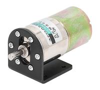 BONKZEBU Mismo Cepillado Micro del Motor del Engranaje de DC que Cierra la Aleación de Aluminio Reversible 10W para los Pequeños Electrodomésticos (0-50 RPM por minuto)