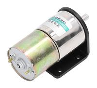 BONKZEBU Mismo Cepillado Micro del Motor del Engranaje de DC que Cierra la Aleación de Aluminio Reversible 10W para los Pequeños Electrodomésticos (0-200 RPM)