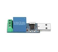 BONKZEBU Módulo de relé USB Interruptor de Control Inteligente de Alto Rendimiento con Chip para Placa de Circuito de Comunicación de Puerto Serie de PC 1 Paquete