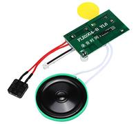 BONKZEBU Módulo de Voz de Tarjeta de Felicitación Personalizable de los Años 30 con Sensor de Luz para Cajas de Regalo, Joyeros y Manualidades (juegalo de nuevo)