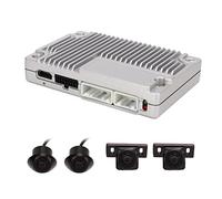 BONKZEBU Monitoreo de Estacionamiento Panorámico del de Cámara con Vista Envolvente de 360° 1080P para Automóviles, Cuerpo de Metal