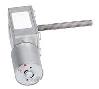 BONKZEBU Motor de Engranaje de Bloqueo Automático, Relación 40:1, Velocidad Ajustable, 6V, Dispositivo de Accionamiento Industrial de bajo Ruido, Carcasa de Aleación (CC6V 10RPM)