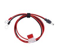 BONKZEBU O Cable de Alimentación de CC, Cobral de Caucho O Terminal de Enchufe de CC con Plato, Configuraciones de Cuadrícula Apagada, RVs, Barcos, Aplicación de (1M)