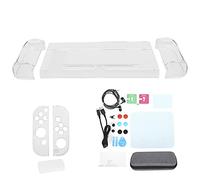 BONKZEBU Paquete de Accesorios para Juegos Cubierta Protectora Elegante Película de Pantalla de Alta Definición para Interruptor Adecuado para Host de Interruptor Poliéster + PC