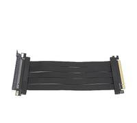 BONKZEBU PCIe 4,0 16 Extender Riser Cable, 180 Grados ángulo PCIe 4,0 16 Riser Cable, Chapado en Oro Pci e, para RTX3090 RTX3080ti RTX3070