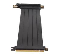 BONKZEBU PCIe 4.0 X16 Cable Elevador Alta Velocidad Flexible Flexible Tarjeta de Extensión de GPU Diseño de ángulo Recto de 90 Grados para RTX4090 4080 4070 y RX 7900 XT 7800 XT ABS PCB (60 cm)