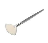 BONKZEBU Pincel de Ventilador para Tratamientos Faciales, de Ventilador de Mascarilla Manija Transparente, Cosmética FacialBrush para el Salón de Belleza Grande, Cepillo de Mascar