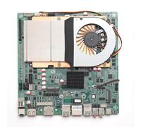 BONKZEBU Placa Base ITX, Doble DDR4 64 GB RAM USB 3.0 de Alta Velocidad M.2, con Radiador de Cobre Ultrafino y Conectores de Alimentación ATX, para Procesador LGA1700 PC HTPC Estación