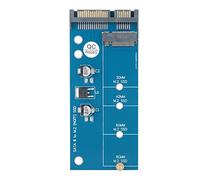 BONKZEBU Placa Convertidora de Adaptador de Tarjeta Vertical ABS NGFF M.2 a Azul para SSD, Chip de Control de Voltaje Estable, Adecuado para Varias Longitudes de SSD M.2