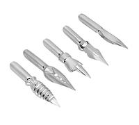 BONKZEBU Pluma Estilográfica Retro de Estilo Europeo, Pluma de Inmersión, Caja de Regalo para Navidad, Valentín, Aleación Roja, 1,7 Pulgadas (morado retro)