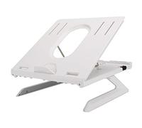 BONKZEBU Potente Soporte para Computadora Portátil de Convección de Aire, Soporte Multifunción Ajustable con Estructura Integrada, Ideal para Teléfono/Tableta Portátil de 12 a 17 Pulgadas, Plástico