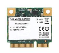 BONKZEBU QCA9005 DW1601 Half Mini Tarjeta Inalámbrica para Portátiles, Tarjeta WiFi de Doble Banda 300Mbps, Compatible con //, Ideal para Reproductores/Escritorios Publicitarios