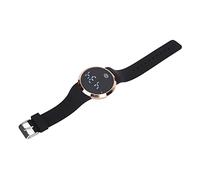 BONKZEBU Reloj LED a Prueba de Lluvia Elegante Reloj Digital para Parejas para Deportes, Negocios, Ocio para él y Ella (Cinturón Negro Concha Dorada)