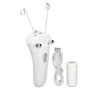 BONKZEBU Remoquero de Roscado Facial, Ergonómico LED Epilator de Rosca de Algodón Facial, Epilator de Rosca de Algodón Eléctrico Recargable USB, para la Cara y el Cuerpo