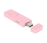 BONKZEBU Reproductor de Música MP3 Portátil, con Batería Recargable de 80 MAh y Expansión de Tarjeta de Memoria de 32 GB, para Escuchar Música (Rosa)