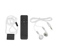 BONKZEBU Reproductor MP3 con Sonido sin Pérdida, Compatible con hasta 64 GB, Mini Reproductor de Música para Estudiantes, Viajes, Batería de Larga Duración, Reproductor MP3, Reproductor (Negro)
