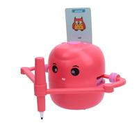 BONKZEBU Robot de Dibujo para Niños, Mejora Las Habilidades Básicas Robot de Dibujo Educativo Interactivo, Juguete Educativo Interactivo, para Niños, Cumpleaños, (Rosado)