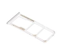 BONKZEBU Soporte de Ranura para Bandeja de Tarjeta SIM Dual para Xiaomi Note 10 Material Plástico Premium Fácil Instalación para Usuarios de Teléfonos Móviles (Plata)