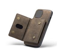 BONKZEBU Soporte Magnético para Tarjetas con Cartera Desmontable y Fuerte Atracción Magnética para - Ranuras para Tarjetas de Gran Capacidad para Almacenamiento Diario - Función de Soporte Oculto