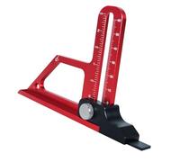 BONKZEBU Tabla Sierra Aleación de Aluminio de Aluminio 0 a 60 Mm 45 °, Herramienta de Medición de Profundidad de Carga de Carpintería Multifuncional, Herramienta de Precisión de de