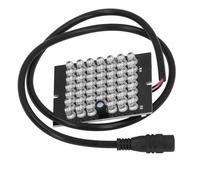 BONKZEBU Tablero de Lámpara de Cámara Infrarroja de 940 NM, 48 LED de Detección Automática de Luz Auxiliar de Visión Nocturna para Cámara de Seguridad CCTV DC12 V, Luz de Visión
