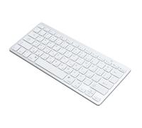 BONKZEBU Teclado Inalámbrico Ultradelgado, Teclas de Interruptor de Tijera Bluetooth con Diseño a Prueba de Salpicaduras y Pies Ajustables, para Dispositivos Habilitados para Andr (árabe)