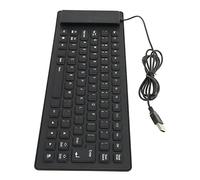 BONKZEBU Teclado Plegable de Silicona Plug and Play 85 Teclas Regalo Ideal para Amigos y Familiares (Negra)