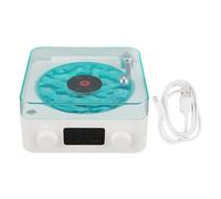 BONKZEBU The Waves Player, Altavoz Bluetooth Waves, Altavoz Portátil, Inalámbrico 3 en 1 con Luz Nocturna y Visualización de la Hora, para Dormitorio, Sala de Estar, Oficina (Blanco)