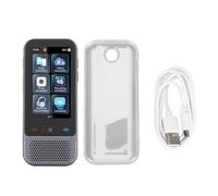 BONKZEBU Traductor Inteligente de IA, Dispositivo de Traducción sin Conexión en Línea de 139 Idiomas con Pantalla Táctil y Reducción de Ruido, para Estudios de Negocios de Viajes