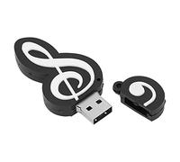 BONKZEBU Unidad Flash USB Novedosa, para Almacenamiento de Transferencia de Datos de Películas y Música, Plug and Play, con Regalo para Mac (16GB)