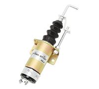 BONKZEBU Válvula Solenoide de Parada de, Control Eficiente para Motor Lister Peter, Material de Acero de Aleación DC12V