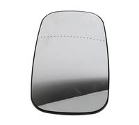 BONKZEBU Vidrio de Espejo Retrovisor para II 2 Reemplazo de Espejo Lateral Izquierdo de Plástico Negro de Primera Calidad Fácil Instalación para Conductores II 2 (Izquierda)