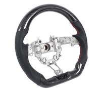 BONKZEBU Volante de Cuero Perforado de Fibra de Carbono para Stinger 2018-2023, Diseño Inspirado en las Carreras para una Mejor Experiencia de Conducción para los Entusiastas de los Automóviles