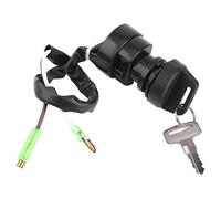 BONKZEBU YFS200 QUAD 98-06 Conjunto de Interruptor de Encendido con 2 Llaves para Motocicleta ATV Negro