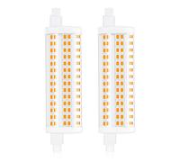 Bonlux 20W Regulable R7S LED 118MM con 2200LM, Bombilla Lineal Reemplazo de 200-250W Bombilla Halógena, 360 Grados de Iluminación para Lámpara de Pie (Luz Cálida 2700K, 2-Unidades)
