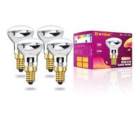 Bonlux 25W R39 E14 Foco SES Bombilla, Reflector Bombilla Incandescent, Reemplazo de Lámpara de Lava Lite (Luz Cálida, 4-Unidades)
