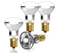 Bonlux 4x R39 E14 30W Bombilla de Lava Lámpara Reflector Focos Regulable Lava Lamp SES Foco Bombilla de Edison Blanco Cálido 2700-2800K Lámparas de Lava 240V