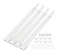 Bonlux Barra LED Iluminación Interior para Coche, 12V-85V 12W luces led coche, 4PCS 120 Leds 4000K Tubo Lámpara para Vehículos, Caravana, RV, Barco, Camper, Gabinetes